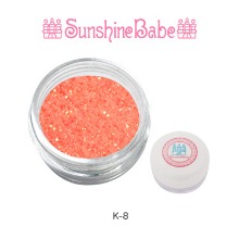 Sunshine Babe 글리터 파우더 2g K-8 오렌지