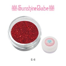 Sunshine Babe 글리터 파우더 4g E-6 레드
